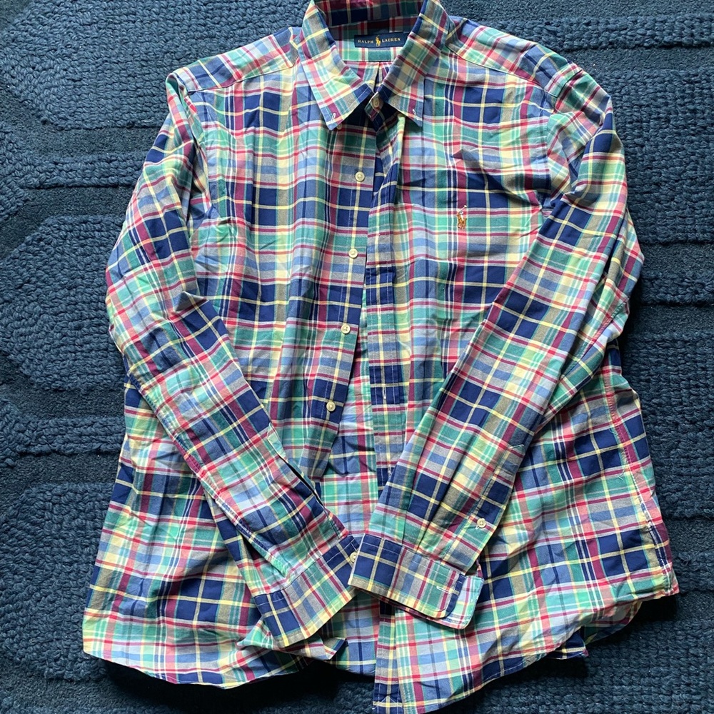 Men’s polo Ralph Lauren button down shirt size XXL